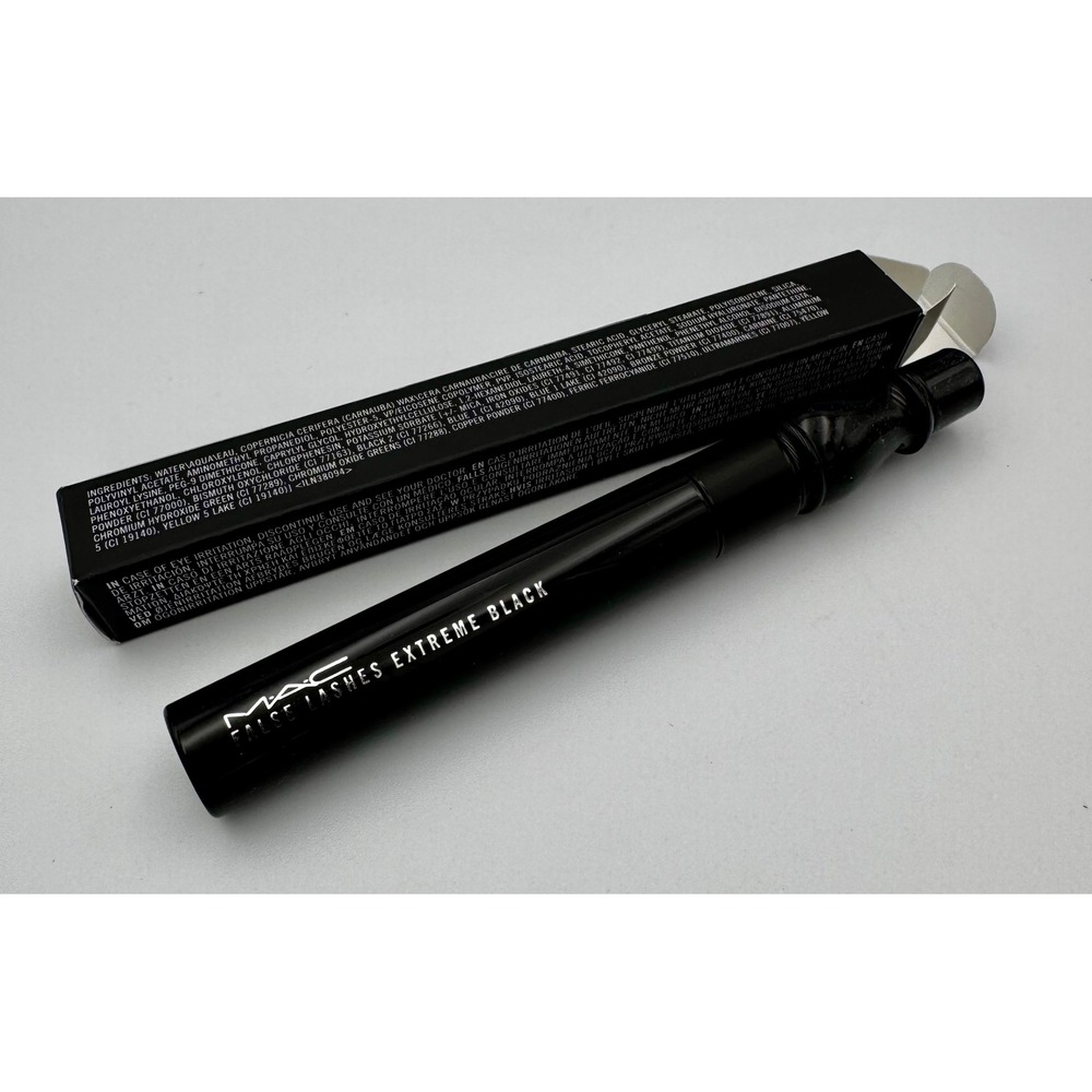 Discontinued MAC False Lashes Extreme Black Mascara 8g/0.28oz NIB Rare Deadstock